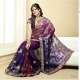 Indische saree Purple and Navy Blue...